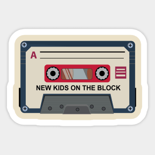 New Kids On The Block Cassette Sticker